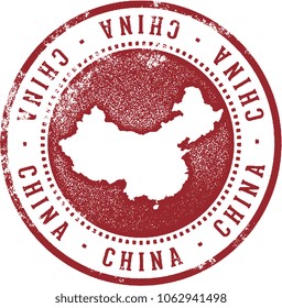 China Country Rubber Stamp