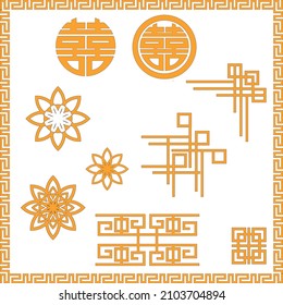 China Decoration Graphic Vector For Chinese Newyear