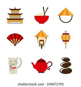 China design over white background, vector illustration