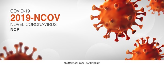 China epidemic coronavirus 2019-nCoV in Wuhan, Novel Coronavirus (2019-nCoV). Virus Covid 19-NCP. nCoV denoted is single-stranded RNA virus.