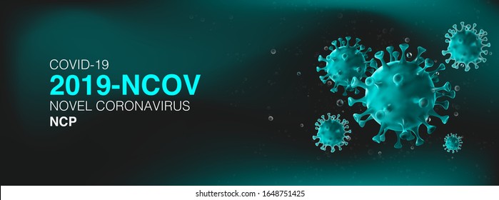 China epidemic coronavirus 2019-nCoV in Wuhan, Novel Coronavirus (2019-nCoV). Virus Covid 19-NCP. nCoV denoted is single-stranded RNA virus.