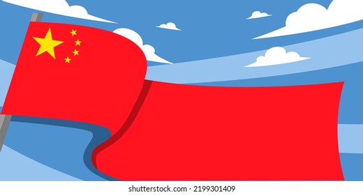 China Flag Background Design Templates