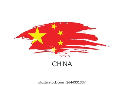 China flag banner background Vector illustration design independence day banner design 