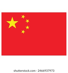 China Flag Vector Design| Eps File , Flag vector