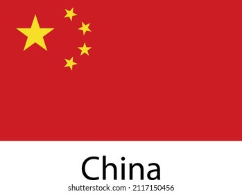 CHINA FLAG VECTOR DESIGN FOR SOCIAL MEDIA AND PRINT MEDIA.