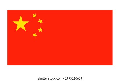 China flag vector eps. Png file with vector.