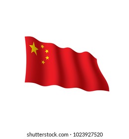 China flag, vector illustration