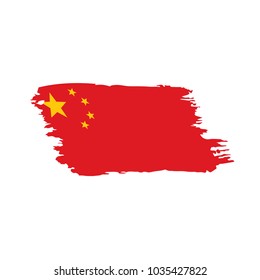 China flag, vector illustration