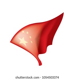 China flag, vector illustration
