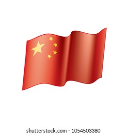 China flag, vector illustration