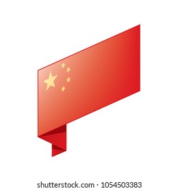China flag, vector illustration