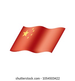 China flag, vector illustration