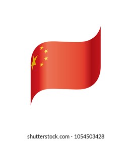 China flag, vector illustration