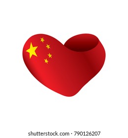 China flag, vector illustration