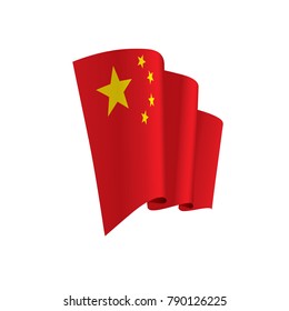 China flag, vector illustration