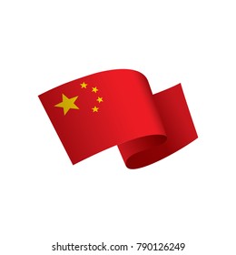 China flag, vector illustration