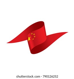 China flag, vector illustration
