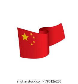 China flag, vector illustration