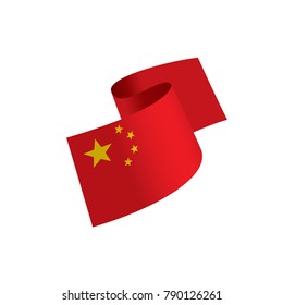 China flag, vector illustration