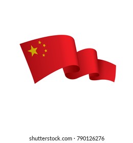 China flag, vector illustration