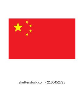 China flag. vector illustration eps10