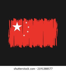 China Flag Vector. National Flag