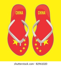 China flip flop sandals