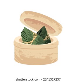 china food zongzi icon isolated