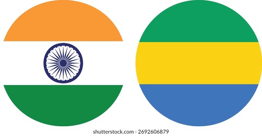 Vector circular de la bandera de China y del goban con el fondo transparente 
