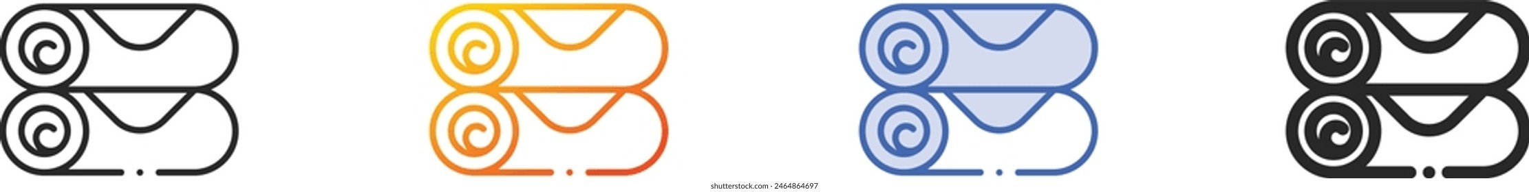 china icon.Thin Linear, Gradient, Blue Stroke and bold Style Design Isolated On White Background