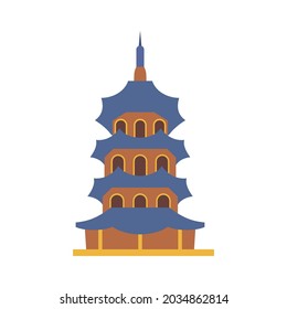 China Landmark vector Illustration design