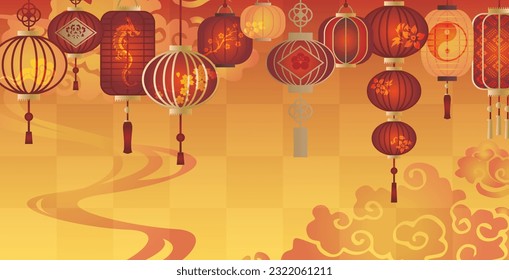 China lantern lantern decoration history culture
