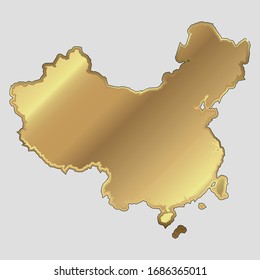 china map. background vector of chinese boundary