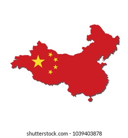 20,262 China flag map Images, Stock Photos & Vectors | Shutterstock