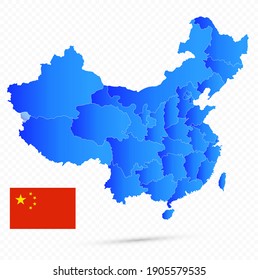 China Map Blue Images, Stock Photos & Vectors | Shutterstock