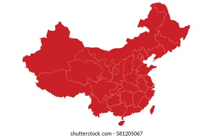 13,418 China outline map Images, Stock Photos & Vectors | Shutterstock