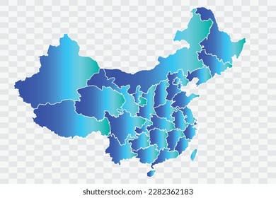 China Map teal blue Color Background quality files png
