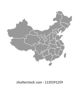 China Map vector