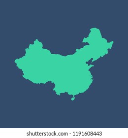 China map vector