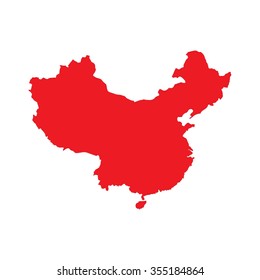china map vector