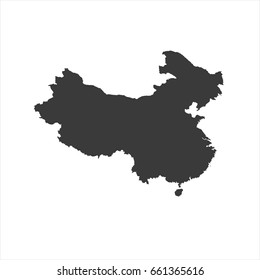 China map vector. / China map.