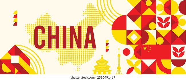 China national day banner design 