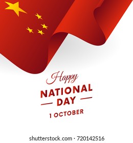 China National Day. Vector Illustration.