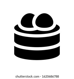 china new year related chines cake and dim sum vector with solid design