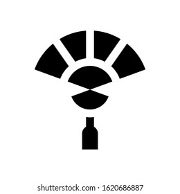 china new year related chines stylish fan vector with solid design