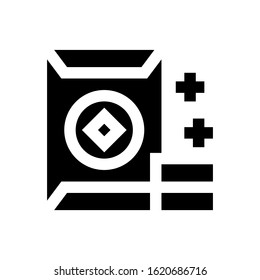 china new year related red envelope with coins vector with solid design