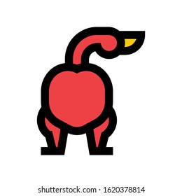 china new years, related roasted ducks vectors, with editable strokes,