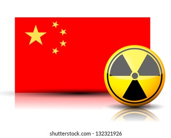 China Nuclear Flag