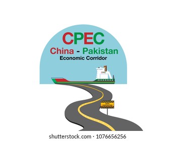 China Pakistan Economic Corridor illustration