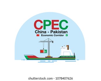 China Pakistan Economic Corridor illustration